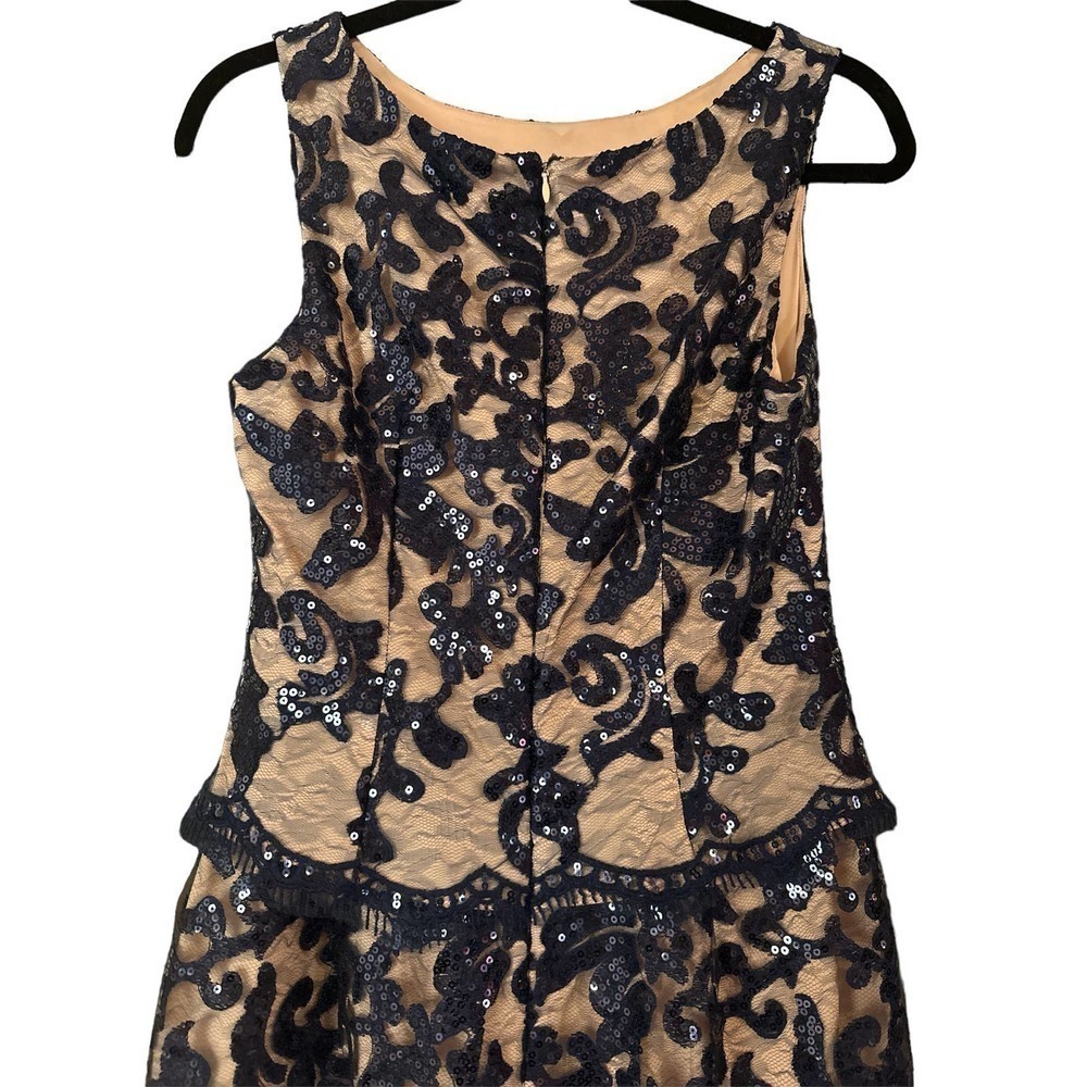 Eva Franco Vaughn Dress in Iris Sequin Size 8 NWT Sample - Picture 5 of 10